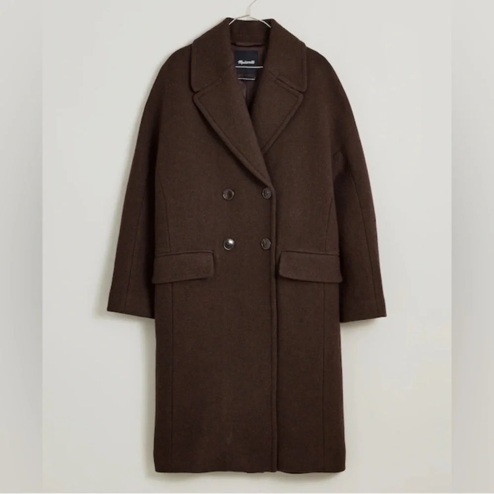 Madewell The Gianna Coat in Insuluxe Fabric Cold Brew - Picture 5 of 13